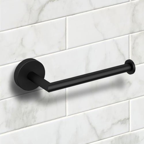 Toilet Paper Holder, Matte Black